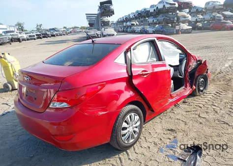 2015 Hyundai Accent Gls из США, поврежденный, VIN KMHCT4AE6FU817749